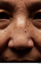 Face Nose Skin Woman Asian Chubby Wrinkles Studio photo references